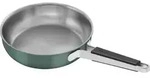 Pfanne &ndash; flache, unbehandelte Pfanne, 24 cm, Pure, Gr&uuml;n - Gr&uuml;n