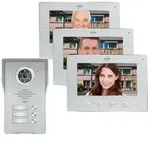 ELRO DV4000-3 Video-T&uuml;rsprechanlage Kit │ 3 Wohnungen │ 1080P Full HD Kamera mit