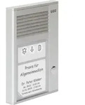 Auerswald TFS-Dialog 211, Kabelgebunden, IP22, Aluminium, Wand, 104 mm, 16 mm