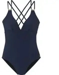 JETTE Badeanzug Giulia marine Gr&ouml;&szlig;e 34 Cup A/B - Blau - A
