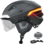 ABUS Fahrradhelm HYP-E B.LACE - mit Front-, R&uuml;ck- und Blinklicht sowie...