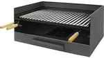 IMEX EL ZORRO 71515 Tischgrill mit Grillrost 61 x 40 x 33 cm Edelstahl grau -...