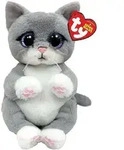 Ty Beanie Babies Bellies Morgan, graue Katze, 15 cm
