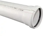 REHAU RAUPIANO PLUS Abflussrohr, DN 110, Stange mit 1000mm, 1 Stk. - Wei&szlig;