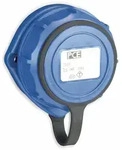 PCE Anbaudose Nautilus, IP68, oval, 75x75 mm, mit Deckelband - Blau
