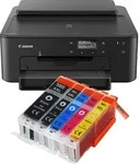 Canon Pixma TS705a Tintenstrahldrucker mit 5 kompatiblen XXL Patronen