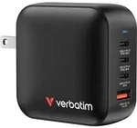 Verbatim Mini GaN Charger 100W 3xUSB-C PD, 1xUSB-A QC 3.0 32231 - Schwarz