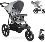 Jogging Kinderwagen mit gro&szlig;en Luftreifen, ideal f&uuml;r schwieriges Gel&auml;nde, Grau -