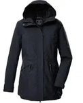 Killtec Kow 19 Wmn Prk Schwarz Blau Schwarz Blau 38 - Blau - 38