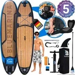 Bluemarina SUP Black Yacht | Stand Up Paddle - Aufblasbar mit Pumpe - Rucksack - 3