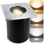 SSC-LUXon JUAVI Bodeneinbaustrahler aussen schwenkbar IP67 - mit LED GU10 3W...