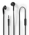 Nedis Kopfh&ouml;rer mit Kabel - 3.5 mm - Kabell&auml;nge: 1.20 m - Eingebautes Mikro -