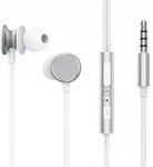 Joyroom Kabelgebundene In-Ear-Kopfh&ouml;rer mit Fernbedienung, 1,2 m Kabel, silberfarben