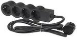 4-fach Schuko-Verteiler mit 5m Kabel LEGRAND - SCHWARZ/GRAU