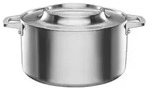 Fiskars - Norden Stahl-Kasserolle 3 Liter, unbeschichtet - Silber