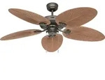 Outdoor Deckenventilator mit Zugketten Classic Outdoor Bronze / Palme - Bronze