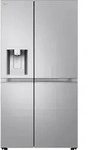 LG GSLE91MBAB Side-by-Side K&uuml;hlkombination Freistehend 623 l B Edelstahl - Silber