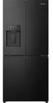 Hisense Freistehend Fl&uuml;gelt&uuml;rk&uuml;hlschrank, Schwarz, 483 l, Freistehend,
