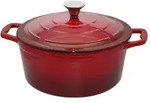 ELO Kirschrot Topf Gusseisen rund robust Induktion rot 26cm - Rot