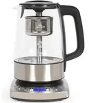 Kabelloser wasserkocher 1,7 l 2000 w glas/grau - Livoo DOD209