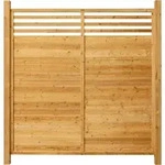 HOME DELUXE - Holzzaun SOMA - Fichtenholz, 2x Element + 3x Pfosten - Breite: ca. 380