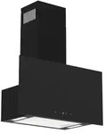 Respekta Kopffreie Dunstabzugshaube Lio mit flacher Glasfront, Schwarz, 60 cm -