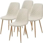 Esszimmerstuhl 'K&ouml;fering' 4er Set Beige - Beige