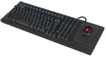 KeySonic KSK-8202ELU-T Full-Size Tastatur mit Trackball - Schwarz
