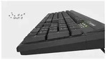 KeySonic KSK-8008U-IP IPX7 Full-Size Tastatur Wasserfest - Schwarz