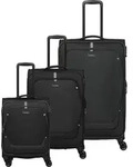 Travelite UMBRIA Trolley 4w L exp./M exp./S, Black - Schwarz