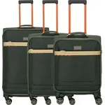 travelite Color Craze 4W Trolley L / M+ / S Oliv dunkelgr&uuml;n 55cm - Dunkelgr&uuml;n