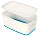 Leitz Aufbewahrungsbox MyBox 52291036 klein 5l Deckel ws/bl - Blau/Wei&szlig;