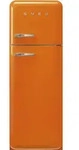 SMEG FAB30ROR6 K&uuml;hl-/Gefrierkombination Rechtsanschlag Orange 50s Style - Orange
