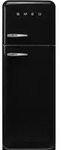 SMEG FAB30RBL6 K&uuml;hl-/Gefrierkombination Rechtsanschlag Schwarz 50s Style 2025