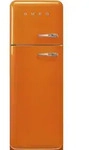 SMEG FAB30LOR6 K&uuml;hl-/Gefrierkombination Linksanschlag Orange 50s Style - Orange
