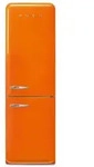 SMEG FAB32ROR6 K&uuml;hl-/Gefrierkombination Rechtsanschlag Orange 50s Style, - Orange