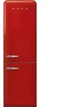 SMEG FAB32RRD6 K&uuml;hl-/Gefrierkombination Rechtsanschlag Rot 50s Style, - Rot