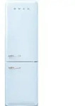Smeg FAB32RPB6 K&uuml;hl- und Gefrierkombination Freistehend 331 l Blau - Blau