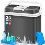 KESSER&reg; 24 Liter K&uuml;hlbox | K&Uuml;HLT und W&Auml;RMT | Thermo-Elektrische K&uuml;hlbox 12...