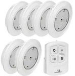 6 St&uuml;ck LED Leuchten Set + Fernbedienung 4Modi Licht Leuchte Beleuchtung Zuhause -