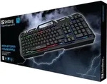 Sandberg 640-25, Kabelgebunden, USB, Membran Key Switch, AZERTY, RGB-LED, Schwarz -