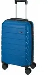 D&N Travel Line 4100 - 4-Rollen-Trolley M 64 cm (blau) - Blau