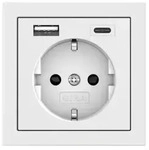 Gira Schutzkontaktsteckdose Typ F 16A 250V USB-Spannungsversorgung 2fach