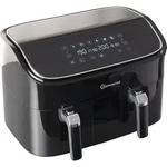 Sommertal Hei&szlig;luftfritteuse HF DUAL 900 mit Doppelkammer | 9 Liter XXL Airfryer &