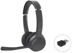 CONCEPTRONIC Stereo Headset WLS BT5.3/Mikro/ANC/+ 40Std sw - Schwarz