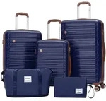 Ascona Gep&auml;ck-Set, 5-teilig, Koffer mit Rollen, Hardcase, Reisetasche und
