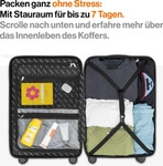 Travely Polycarbonat Koffer Gro&szlig; 67cm L - 60L Innenvolumen - sehr robuster