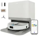 MEDION Saugroboter mit 3in1 Absaugstation und Wischfunktion X55 SW+ - Wei&szlig;
