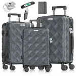 KESSER&reg; Reisekoffer Set 3-teilig | Kofferset + Handgep&auml;ck | Trolley ABS