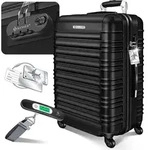 KESSER&reg; Reisekoffer Hartschalen Koffer mit Zahlenschloss, Waage +...